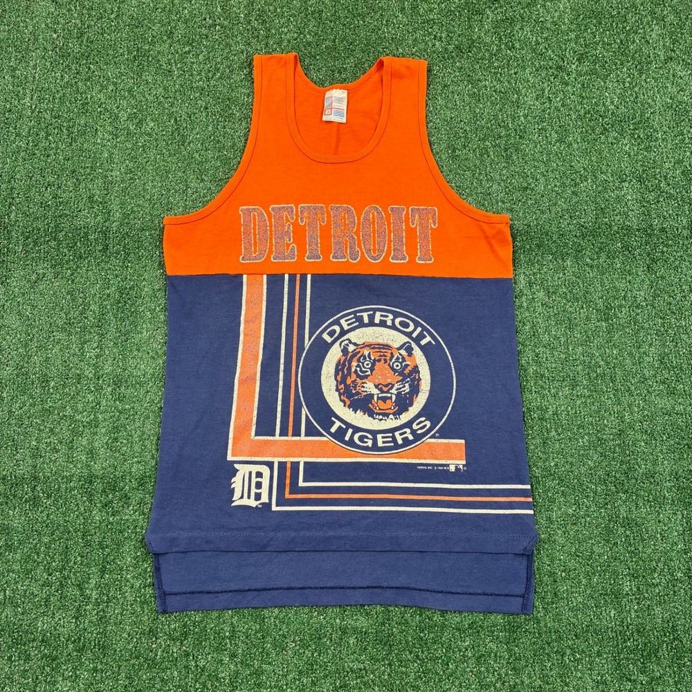 Vintage 80s‎ Detroit Tigers Tank Top